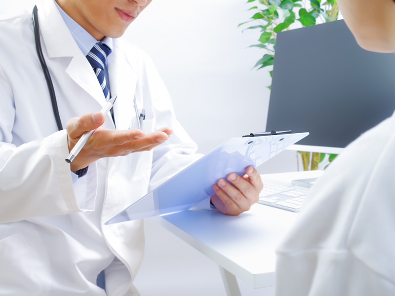 かかりつけ医または病院にご相談